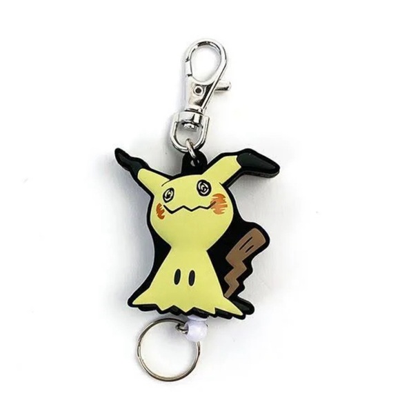 BNWT Japan Pokemon Center Rubber Reel Keyholder Mimikyu - Picture 1 of 8